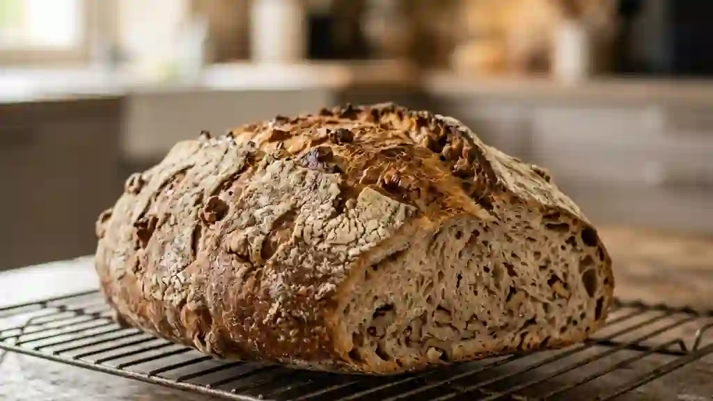 Pain Rustique aux Noix Croquantes - Photo de présentation