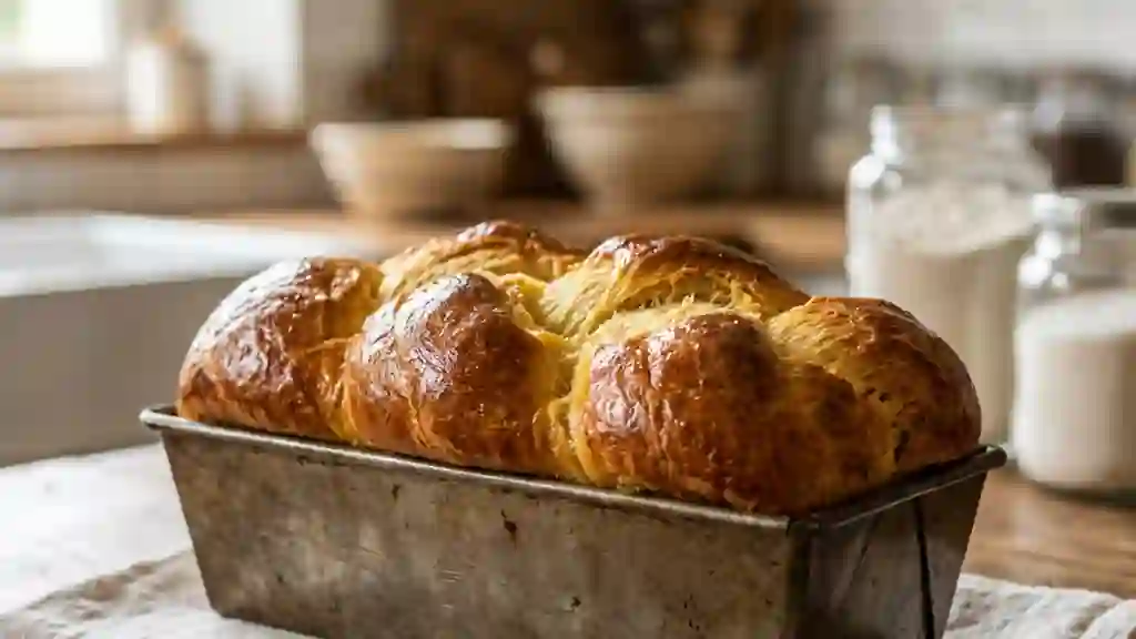 Pain brioché à la mie filante et aérée - Photo de présentation