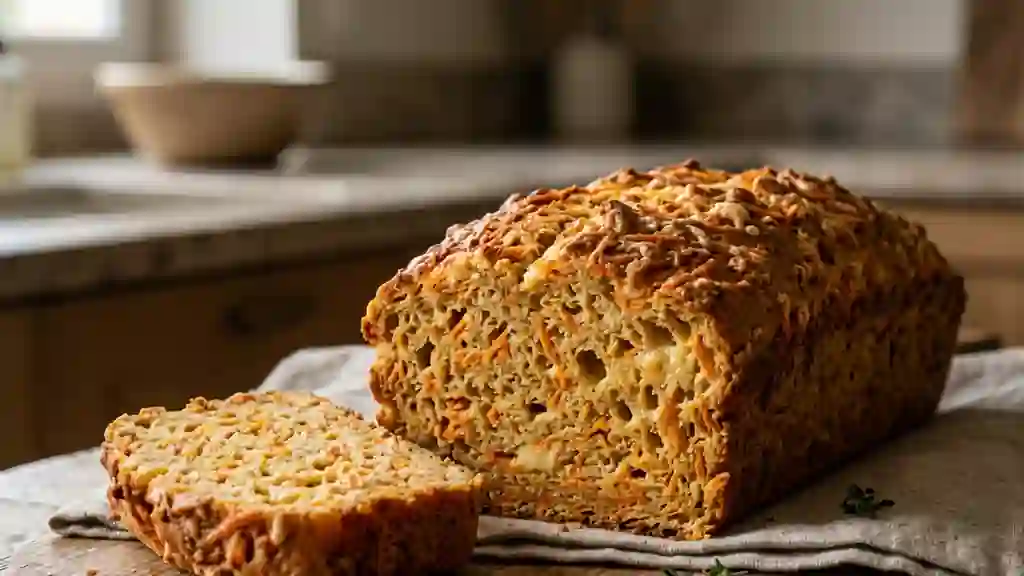 Pain de carottes fondant au fromage - Photo de présentation