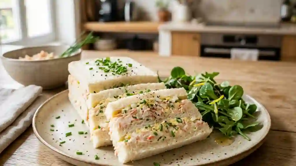 Pain de crabe onctueux au citron - Photo de présentation