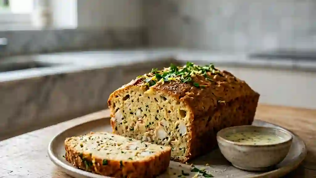 Pain de lotte fondant au crabe et citron - Photo de présentation