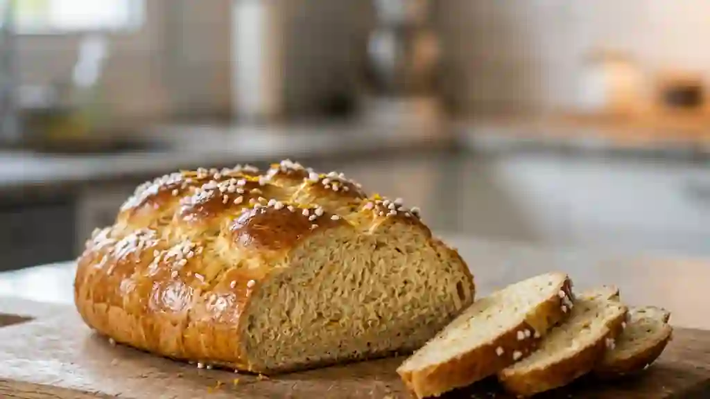 Pain de Pâques Moelleux Orange et Cannelle - Photo de présentation