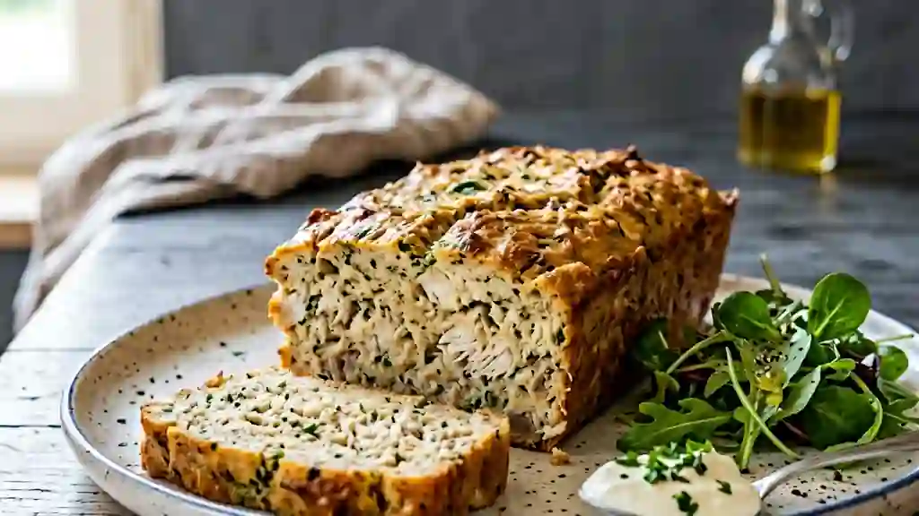 Pain de poisson blanc fondant et persillé - Photo de présentation
