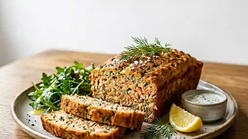 Pain de saumon fondant et parfumé à l'aneth - Photo de présentation