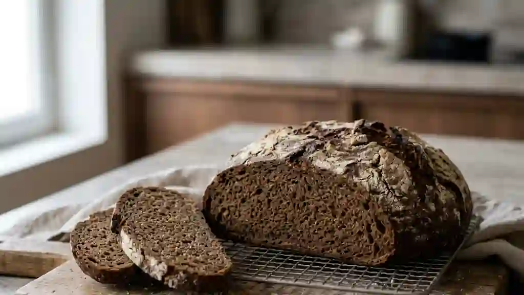 Pain de seigle islandais rustique - Photo de présentation