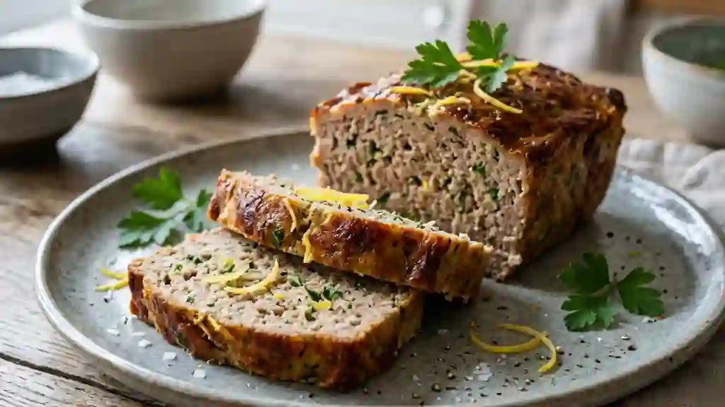 Pain de veau fondant au zeste de citron - Photo de présentation