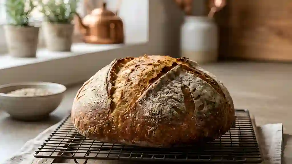 Pain d'épeautre à la croûte craquante - Photo de présentation