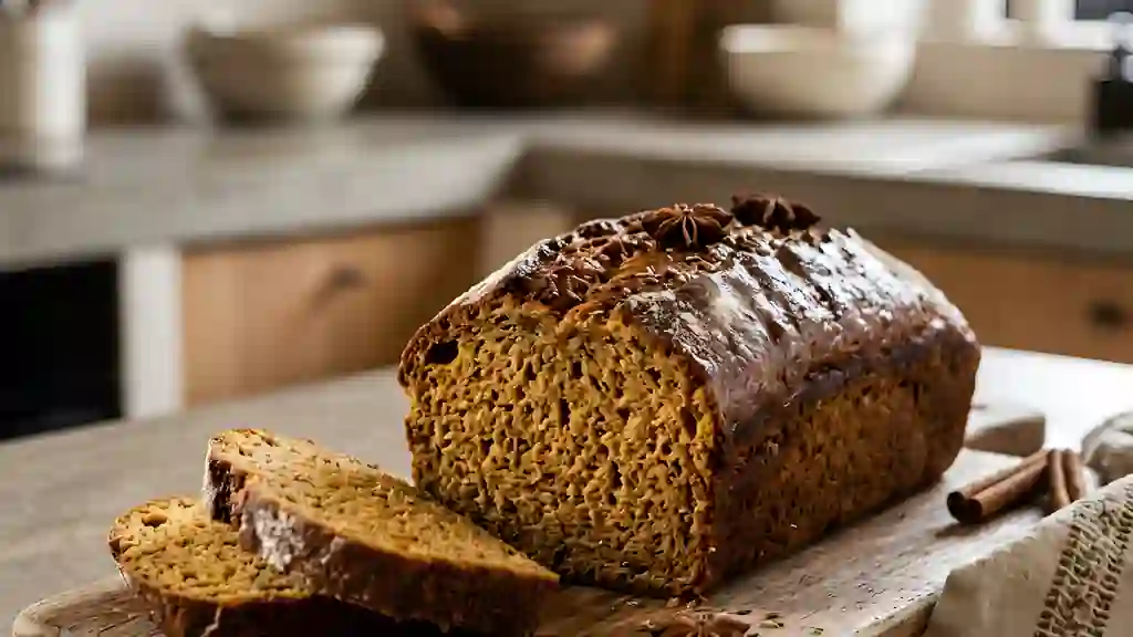 Pain d'épices fondant à l'anis et miel - Photo de présentation
