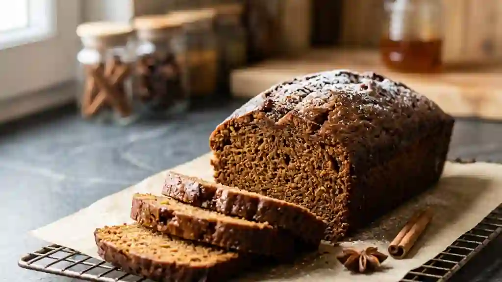 Pain d'épices moelleux au miel et seigle - Photo de présentation