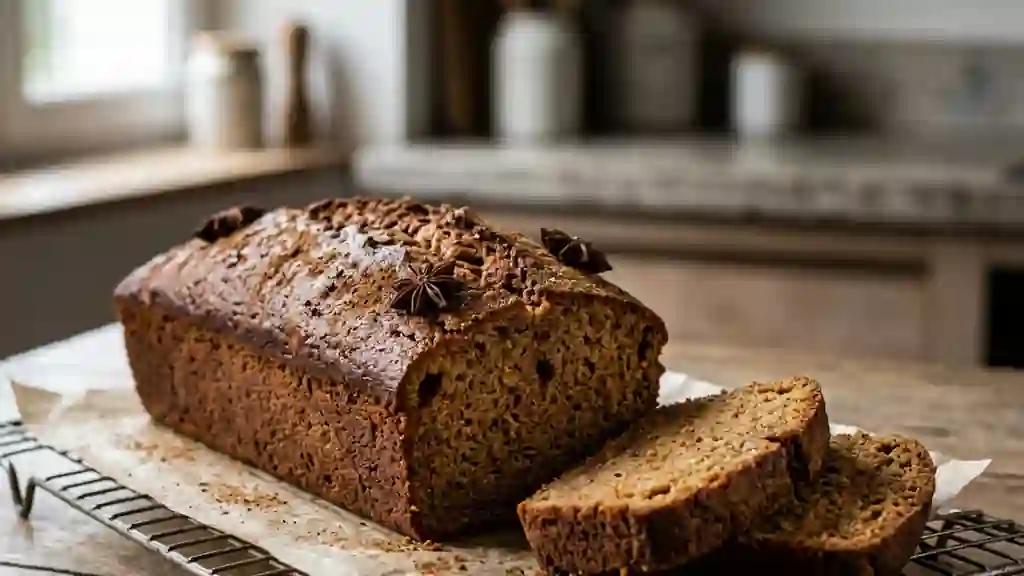 Pain d'épices moelleux miel et cannelle - Photo de présentation