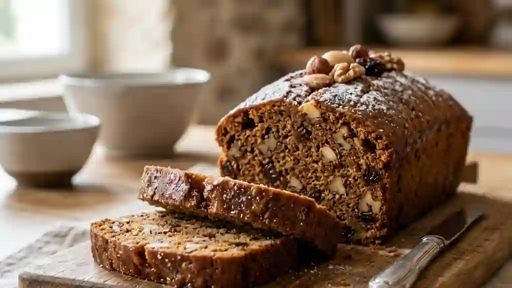 Pain d'épices moelleux aux fruits secs - Photo de présentation