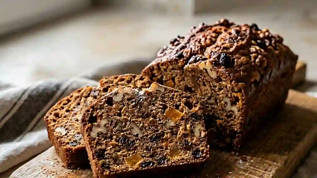Pain d'épices moelleux aux fruits secs - Photo de présentation