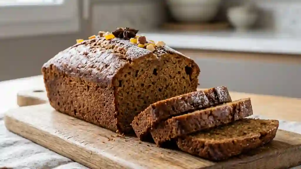 Pain d'épices moelleux au miel et seigle - Photo de présentation