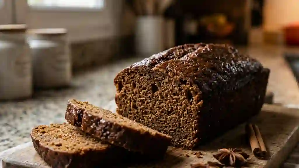 Pain d'épices fondant au miel et seigle - Photo de présentation