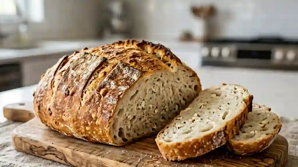 Pain au Tofu Moelleux et Croûte Dorée - Photo de présentation