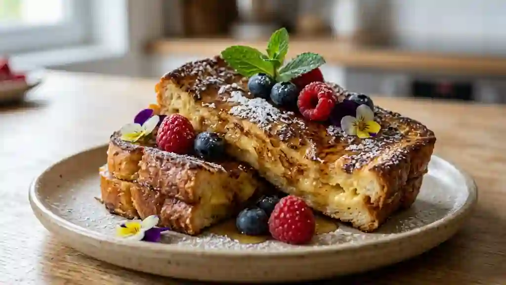 Pain perdu vanillé, doré et extra-moelleux - Photo de présentation