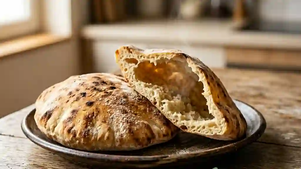Pain pita ultra-moelleux et gonflé - Photo de présentation