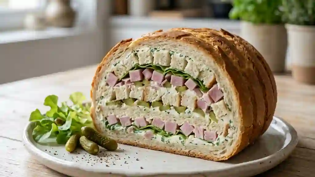 Pain surprise ultra-moelleux au jambon - Photo de présentation
