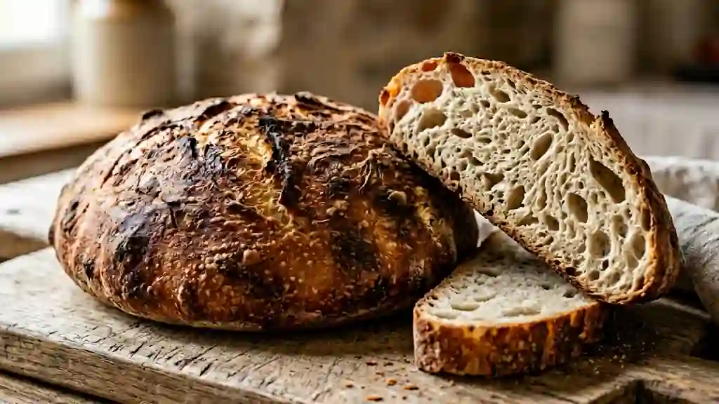 Pain Tabouna Tunisien : Mie Aérée et Croûte Dorée - Photo de présentation