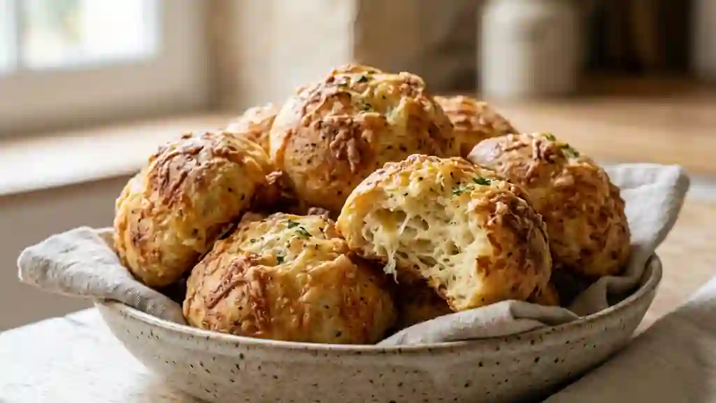 Pains fondants au fromage - Photo de présentation