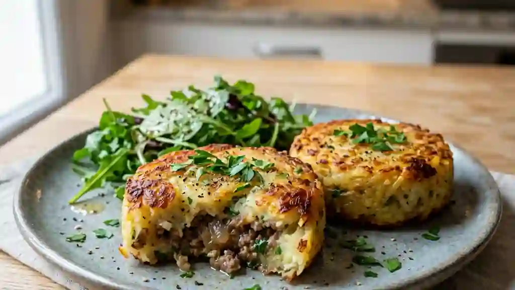 Palets parmentier fondants et dorés - Photo de présentation