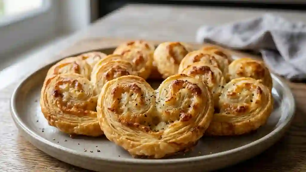 Palmiers feuilletés au gruyère fondant - Photo de présentation