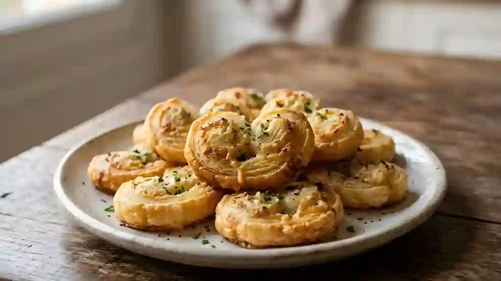 Palmiers Craquants au Beurre d'Ail - Photo de présentation