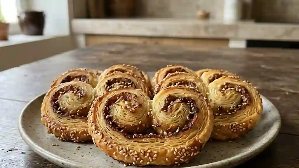 Palmiers croustillants à l'anchoïade - Photo de présentation