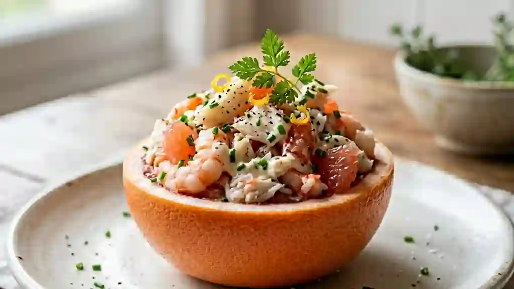 Pamplemousse Fraîcheur au Crabe et Crevettes - Photo de présentation