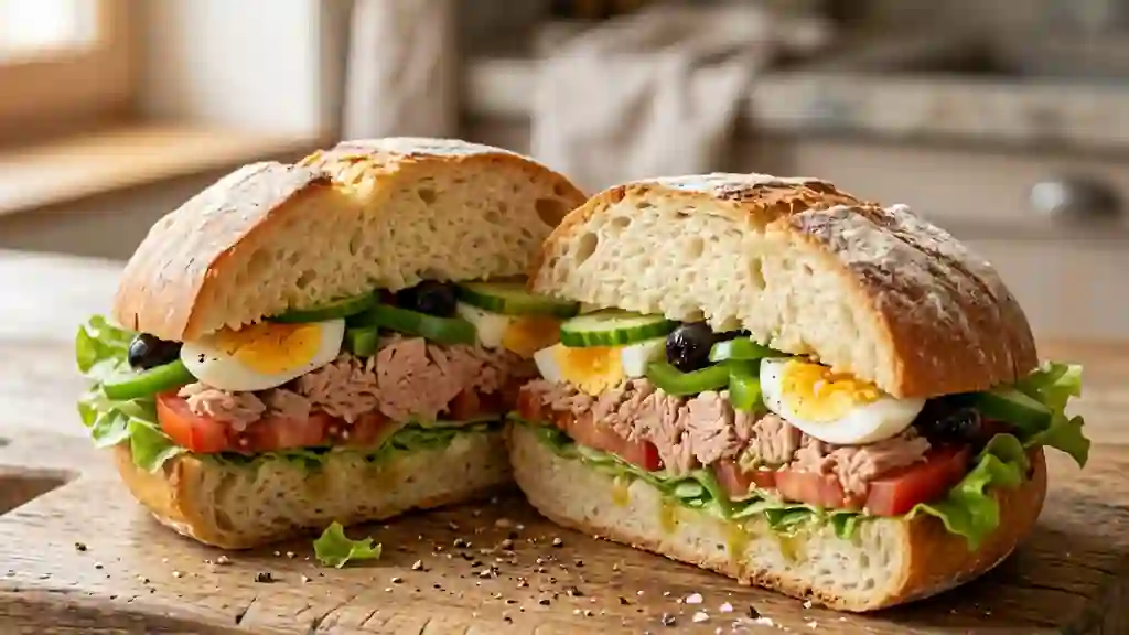 Pan Bagnat Traditionnel et Croquant - Photo de présentation