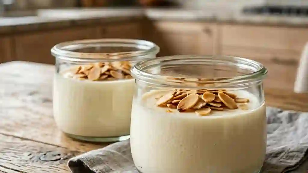 Panna cotta soyeuse à l'Amaretto - Photo de présentation