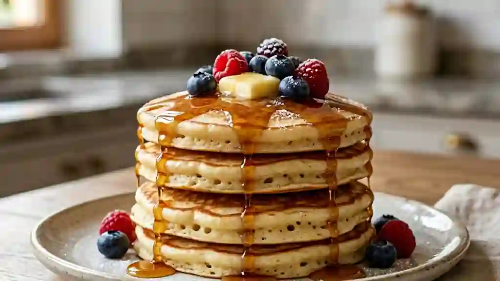 Pancakes épais et ultra-moelleux - Photo de présentation