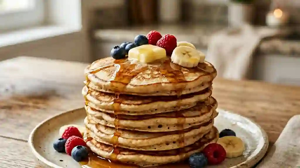 Pancakes au Froment Épais et Moelleux - Photo de présentation