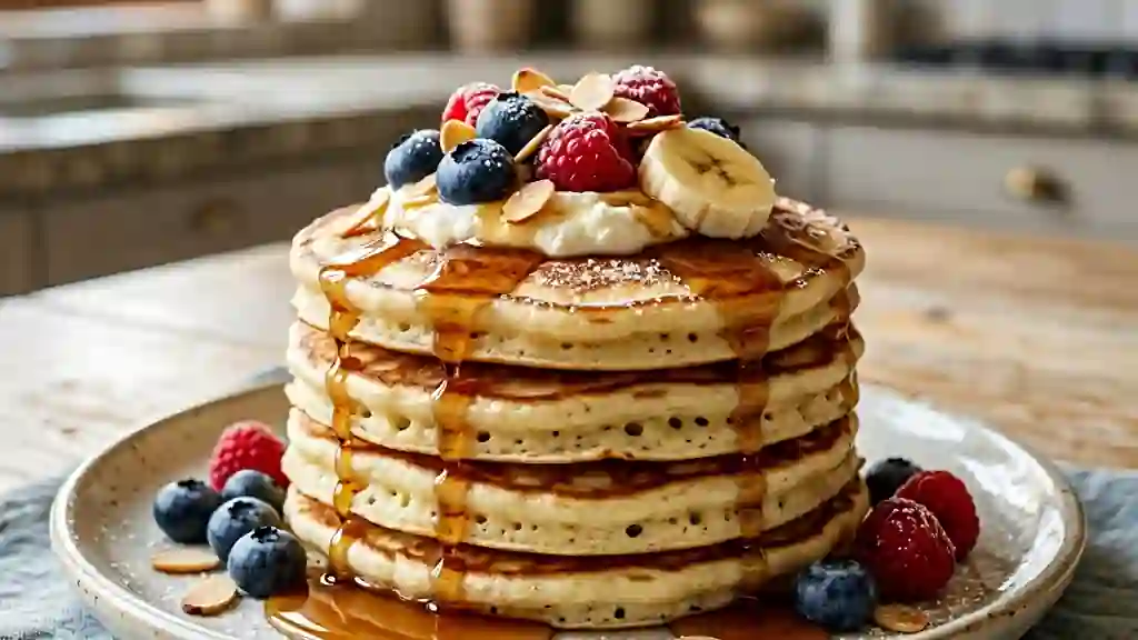 Pancakes nuage à la ricotta - Photo de présentation