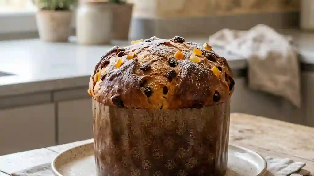 Panettone Moelleux aux Fruits Confits - Photo de présentation