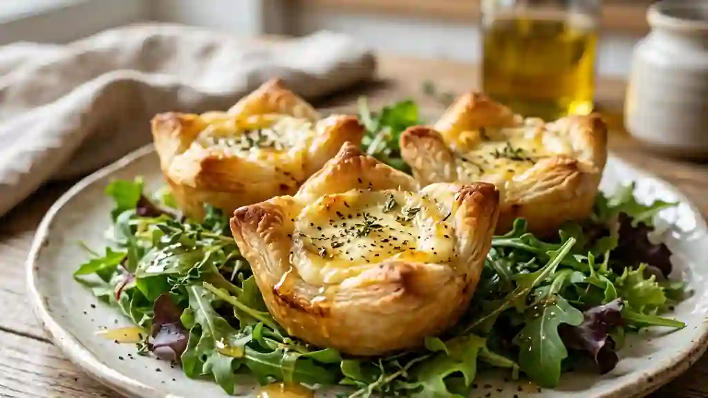 Paniers croustillants au chèvre et miel - Photo de présentation