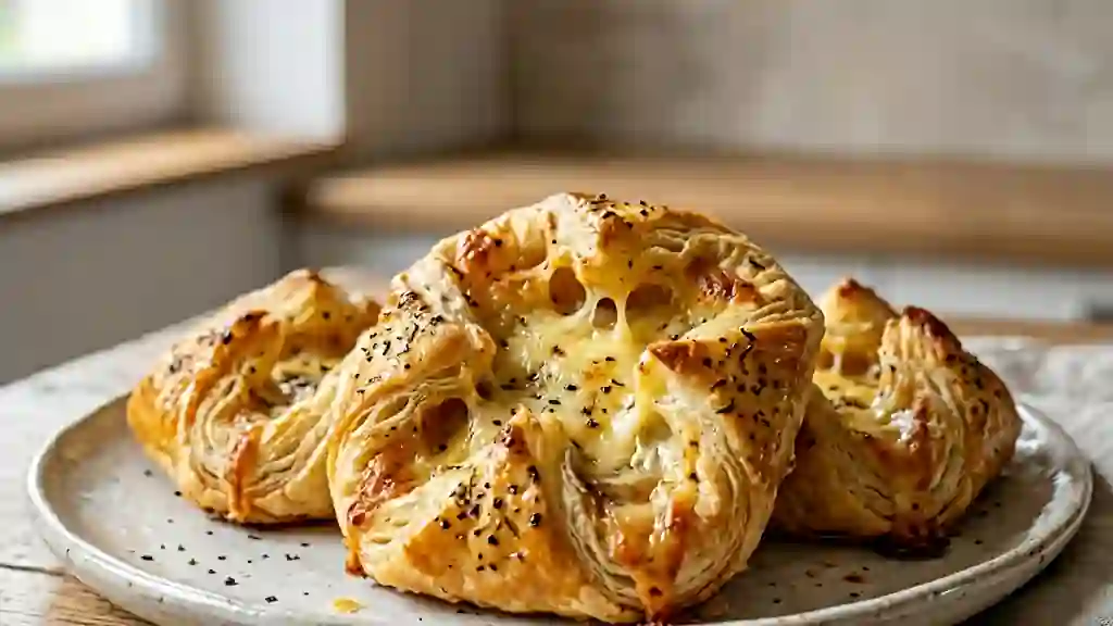 Paniers Feuilletés au Trio de Fromages - Photo de présentation