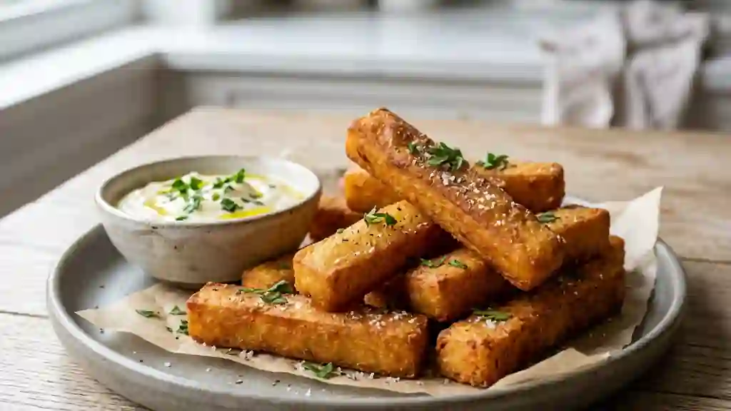 Panisses dorées à la croûte craquante - Photo de présentation