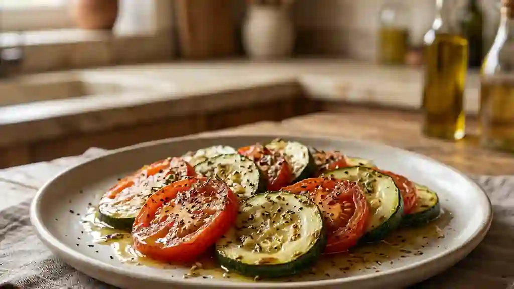 Papillotes de courgettes et tomates fondantes - Photo de présentation