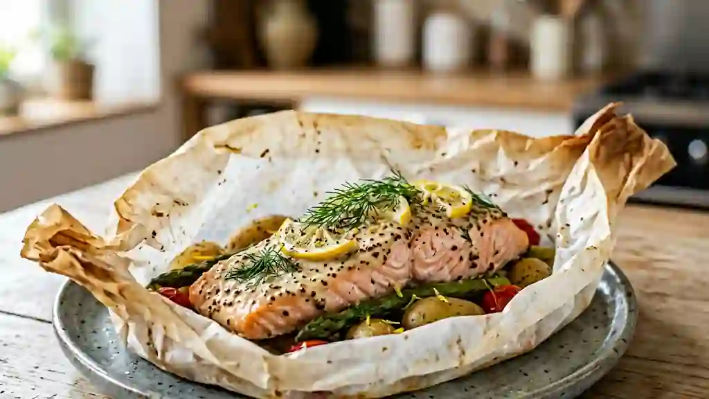 Saumon fondant à la moutarde à l'ancienne - Photo de présentation