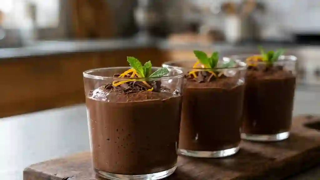 Parfait Saint-Émilion onctueux au chocolat noir - Photo de présentation