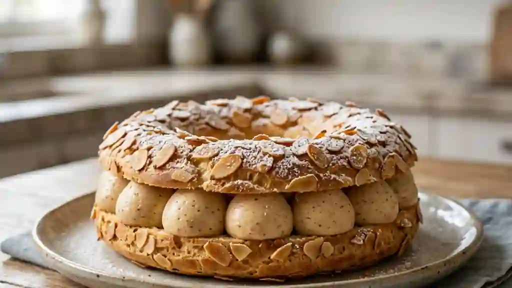 Paris-Brest fondant au praliné intense - Photo de présentation