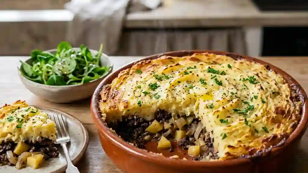 Parmentier de boudin fondant aux deux pommes - Photo de présentation