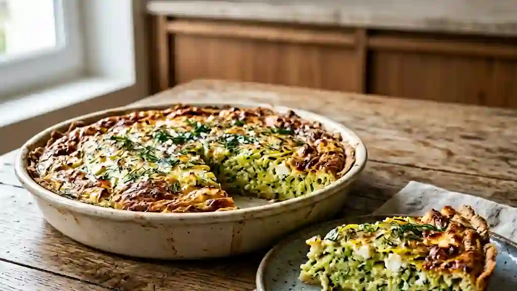 Paschtida Moelleuse Courgette et Feta - Photo de présentation