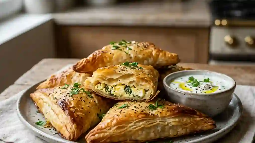 Pastelles Croustillantes Féta et Menthe - Photo de présentation