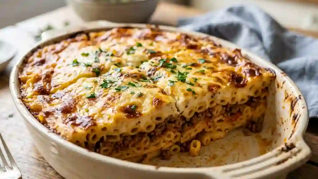 Pasticcio Grec Fondant et Épicé - Photo de présentation