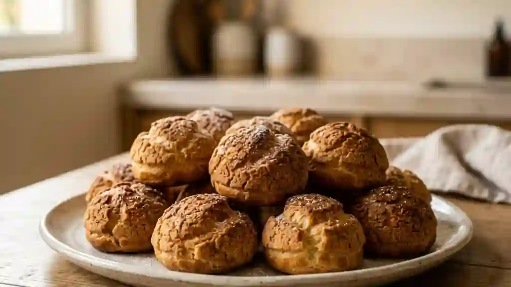 Pâte à choux aérienne et dorée - Photo de présentation