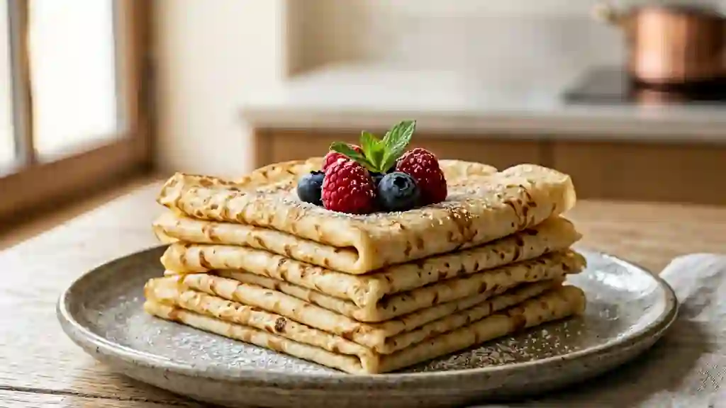 Pâte à crêpes soyeuse et sans grumeaux - Photo de présentation