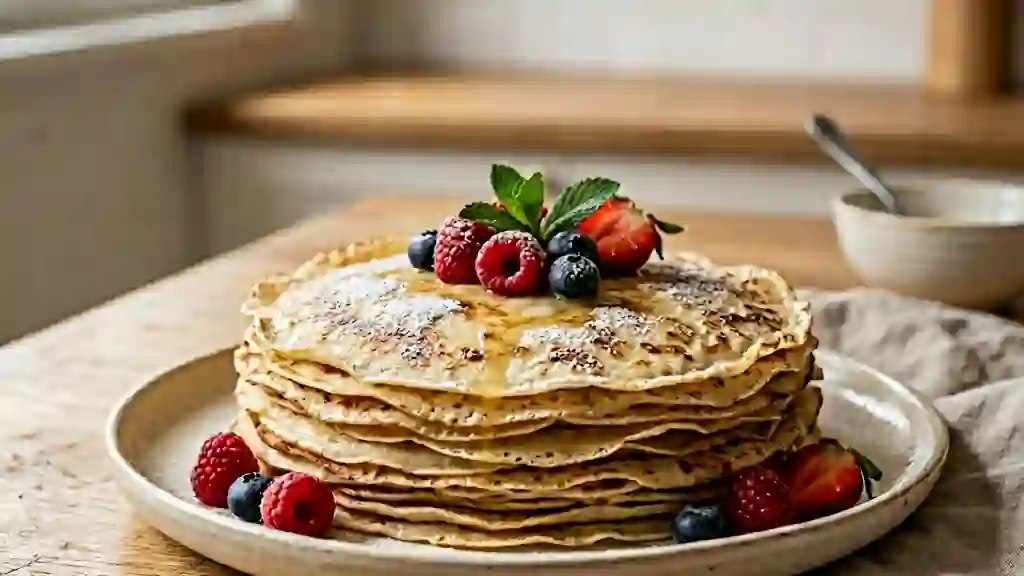 Pâte à crêpes soyeuse et inratable - Photo de présentation