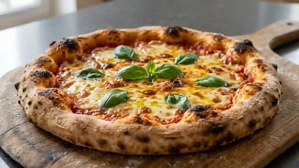 Pâte à pizza élastique et croustillante - Photo de présentation